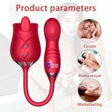  Trứng rung hoa hồng đuôi ngón tay 2 đầu sử dụng âm đạo điểm G 