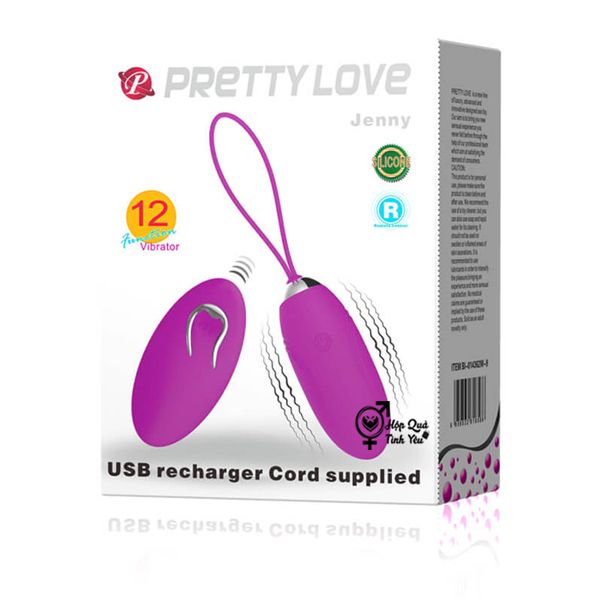  Trứng rung Jenny tình yêu cao cấp điều khiển từ xa 12 chế độ 