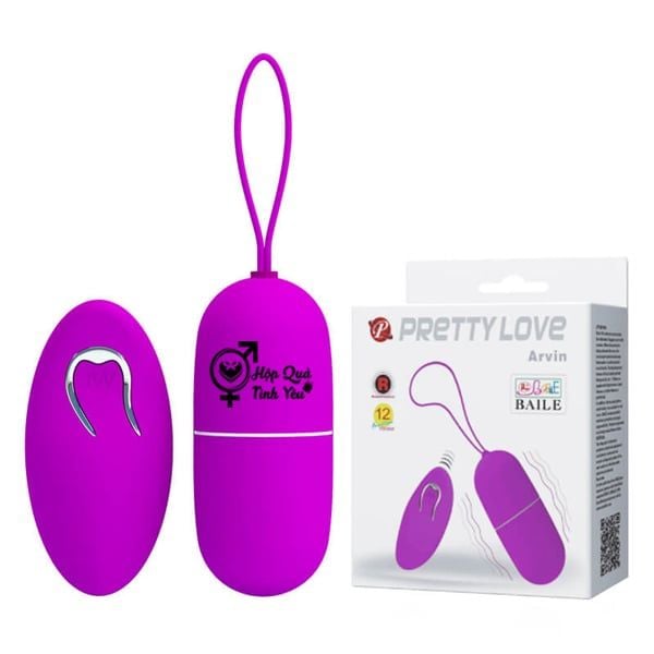  Trứng rung Pretty Love Selkie thủ dâm 12 chế độ điều khiển từ xa 