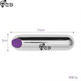  Trứng rung tình yêu inox mini hình viên đạn dùng sạc 