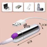  Trứng rung tình yêu inox mini rung 10 chế độ hình viên đạn 