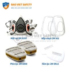 Mặt nạ bảo hộ 3M 6100 - 6200