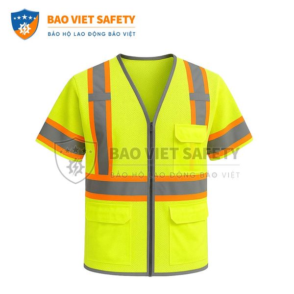 Áo ghile phản quang hiển thị cao No.2