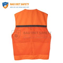 Áo ghile phản quang 4 túi
