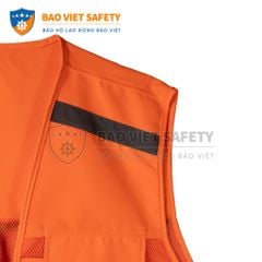 Áo ghile phản quang 4 túi
