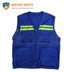 Áo ghile phản quang 6 túi