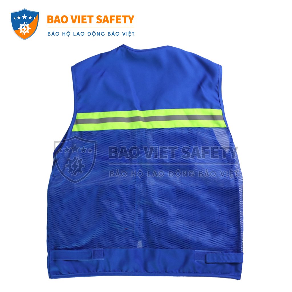 Áo ghile phản quang 6 túi