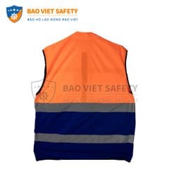 Áo ghile phản quang công trình 03