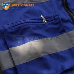 Áo ghile phản quang công trình 03