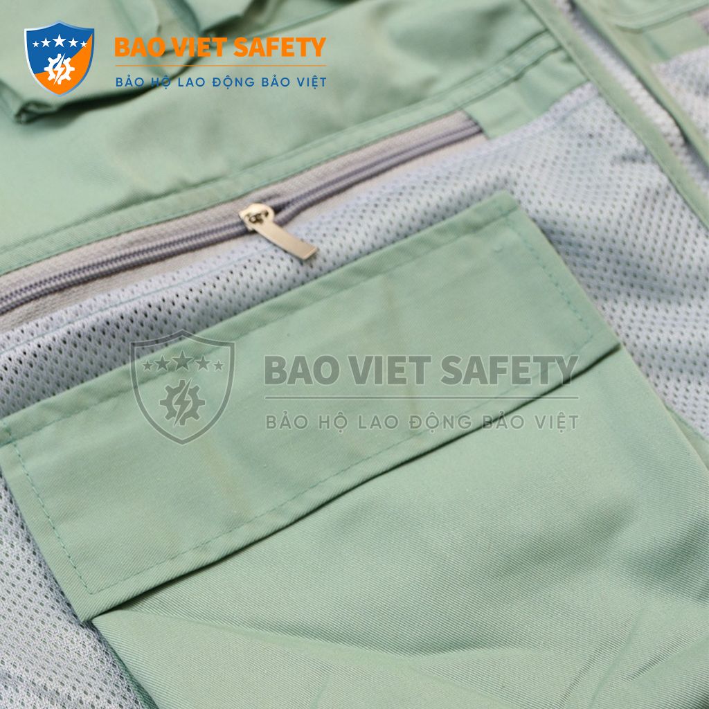 Áo ghile phản quang kỹ sư 04