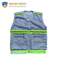 Áo ghile phản quang kỹ thuật 02