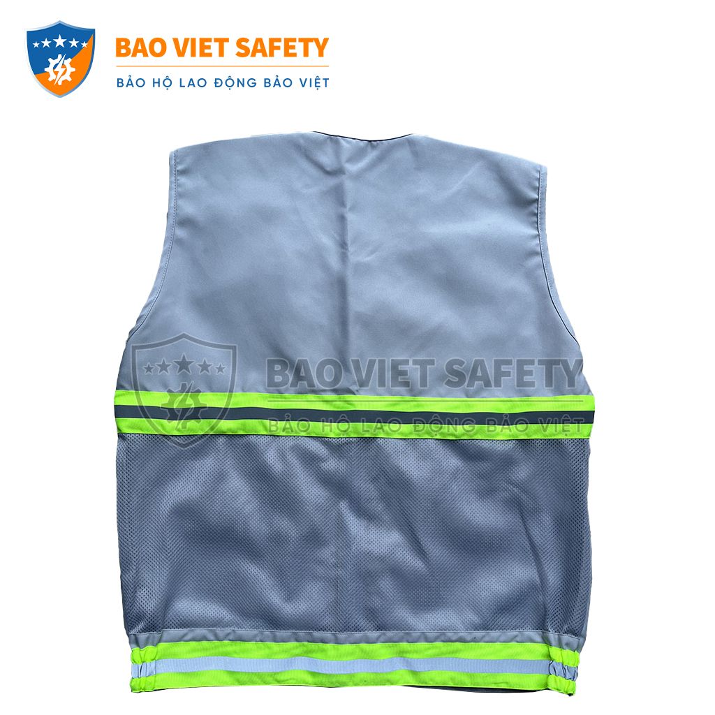 Áo ghile phản quang kỹ thuật 02