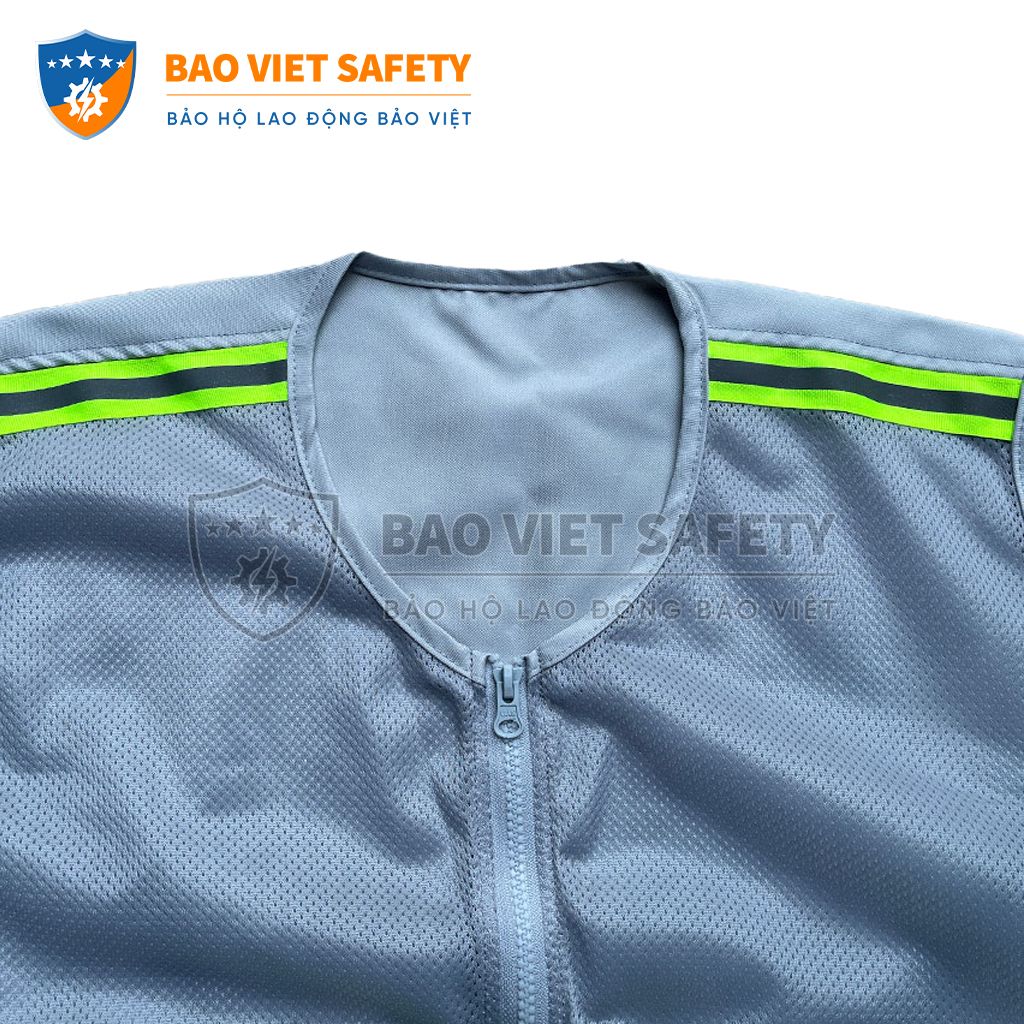 Áo ghile phản quang kỹ thuật 02