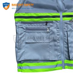 Áo ghile phản quang kỹ thuật 02
