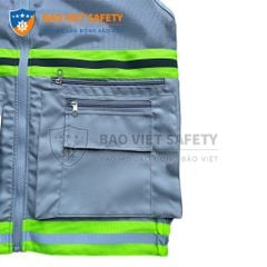 Áo ghile phản quang kỹ thuật 02