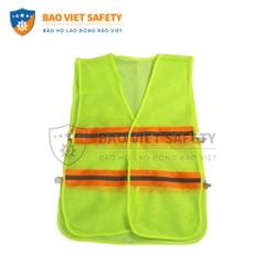 Áo ghile phản quang lưới