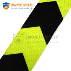 Decal phản quang mũi tên xanh đen