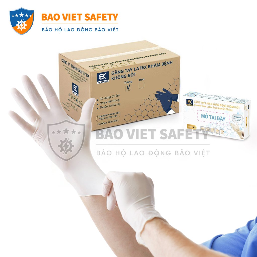 Găng tay Latex không bột