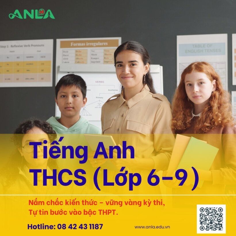  Khóa Học Tiếng Anh THCS (Lớp 6–9) 