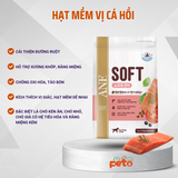  Thức ăn Hạt Mềm ANF Soft cho Chó trên 3 tháng tuổi vị Cá Hồi và Gà túi 1.2kg 