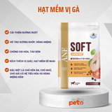  Thức ăn Hạt Mềm ANF Soft cho Chó trên 3 tháng tuổi vị Cá Hồi và Gà túi 1.2kg 