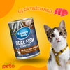  Pate Cho Mèo Snappy Tom Real Fish Lon 400g 