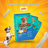  Thức ăn Hạt Khô Cho Chó Con và Chó Trưởng Thành Phát Triển Toàn Diện GANADOR túi 400gram, 3kg 