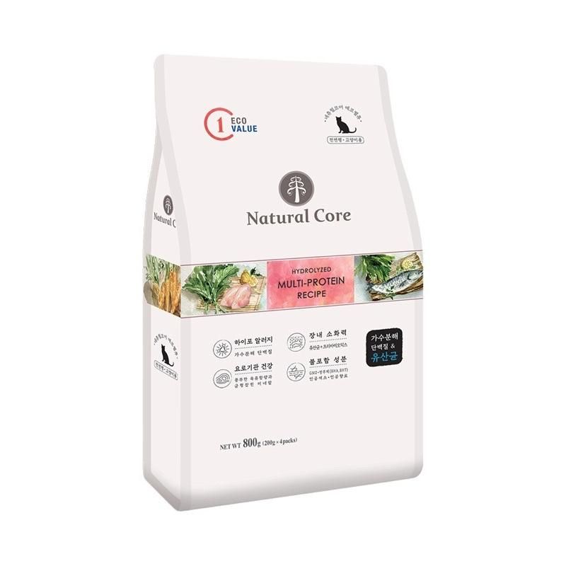  Thức ăn Hạt đa đạm cho Mèo Natural Core ECO Value C1 túi 800g 