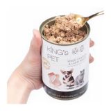  Pate lon King's Pet thịt tươi cho Chó Mèo mọi lứa tuổi 380g 