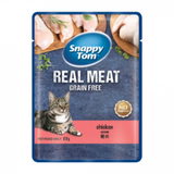 Combo 12 Gói Pate Cho Mèo Snappy Tom Real Fish & Real Meat 85g 