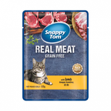  Combo 12 Gói Pate Cho Mèo Snappy Tom Real Fish & Real Meat 85g 