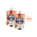  Soup thưởng cho Mèo Wanpy Tasty Meat Paste 90g có nắp vặn tiện lợi 