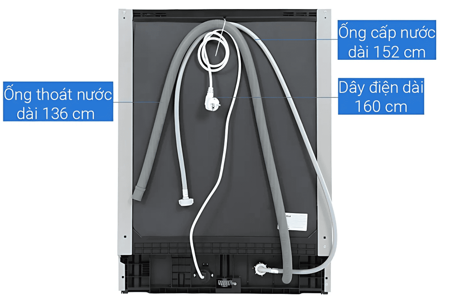 Máy Rửa Bát Âm Toàn Phần Hafele HDW-FI60AB 538.21.330