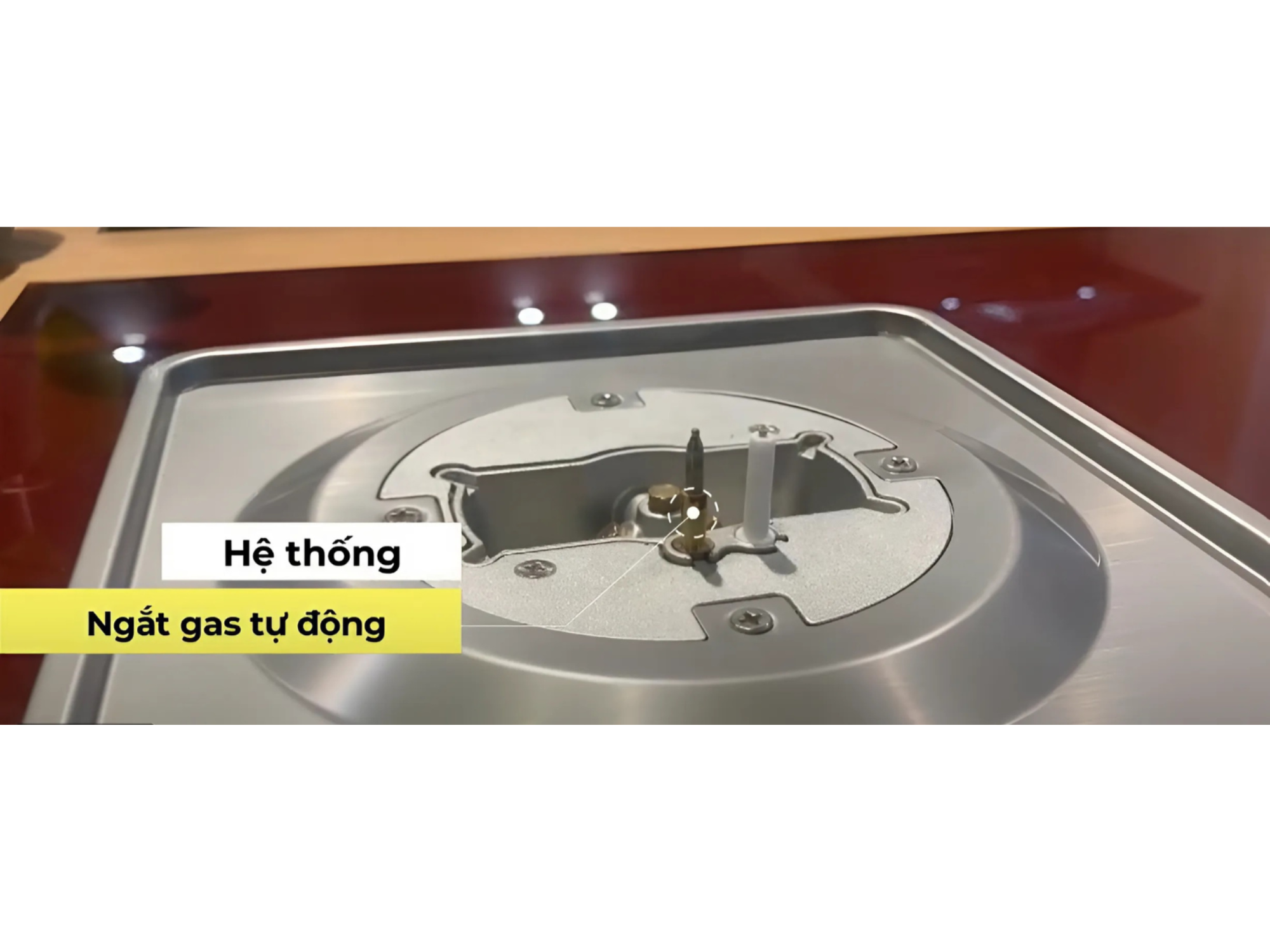 Bếp Gas Đôi Malloca AS 9402R (Màu Đỏ)  - Bếp Âm 02 Vùng Nấu