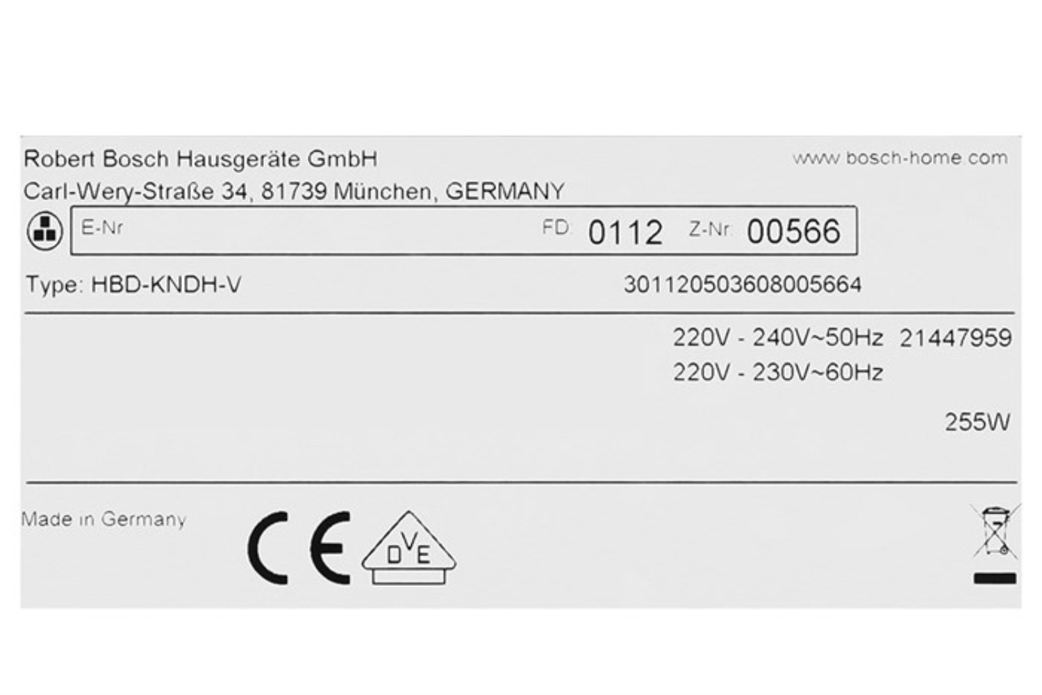 Máy hút mùi áp tường Bosch DWB77IM50