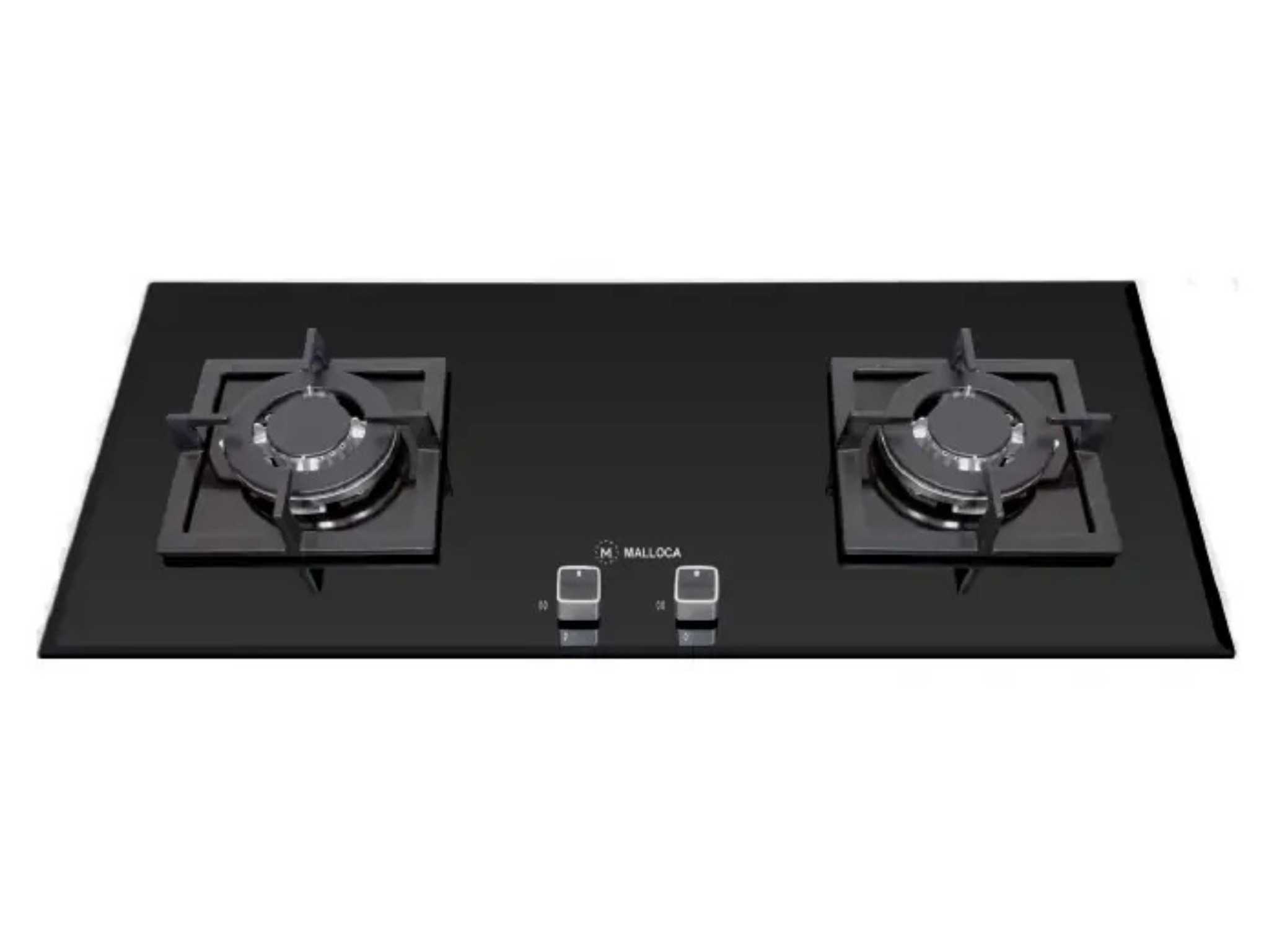 Bếp Gas Đôi Malloca AS 9502B (Màu Đen) - Bếp Lắp Âm 02 Vùng Nấu