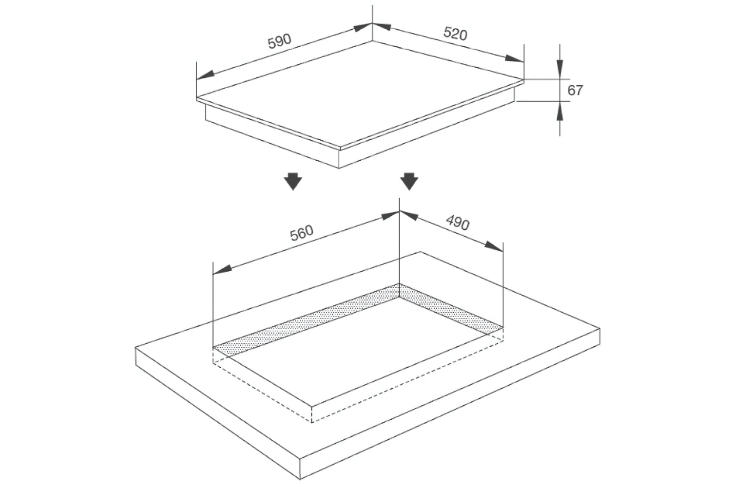 Bếp hồng ngoại Malloca MR 593