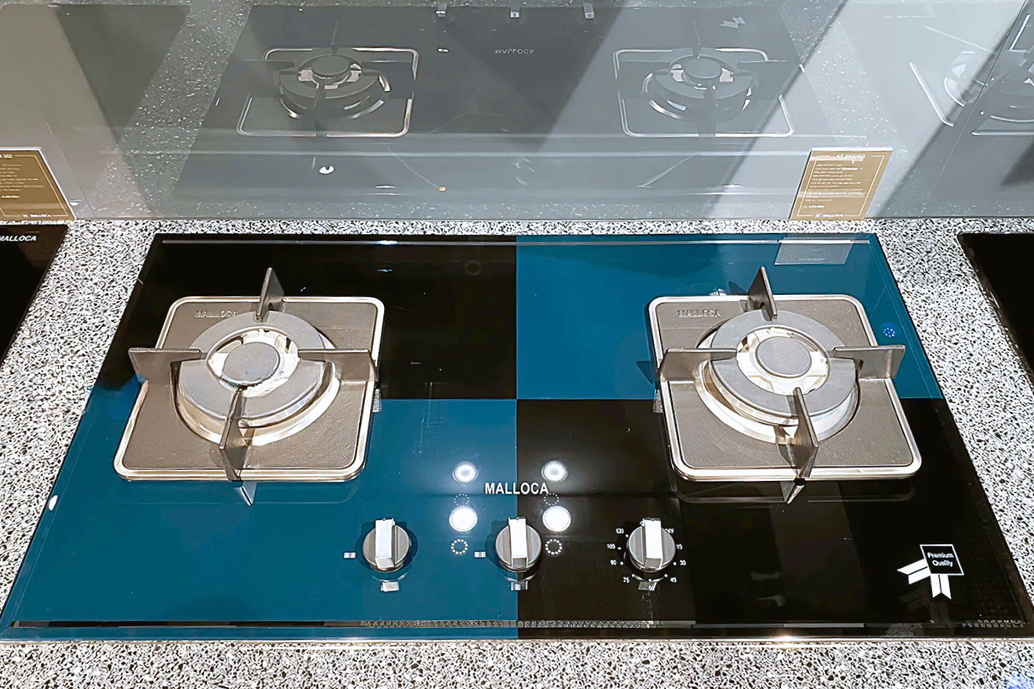 Bếp Gas Đôi Malloca AS 9402BG - Bếp Âm 02 Vùng Nấu