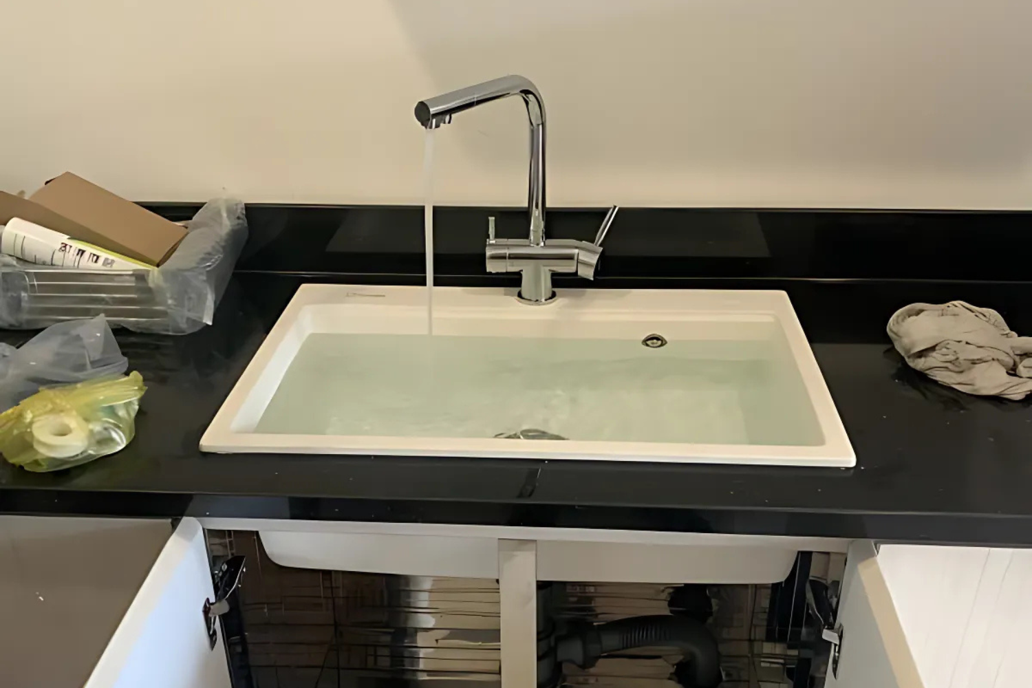 Vòi Rửa Bát 3 Đường Nước Hefele HT21-CH2F271 (577.55.210) | Đồng Thau Mạ Chrome