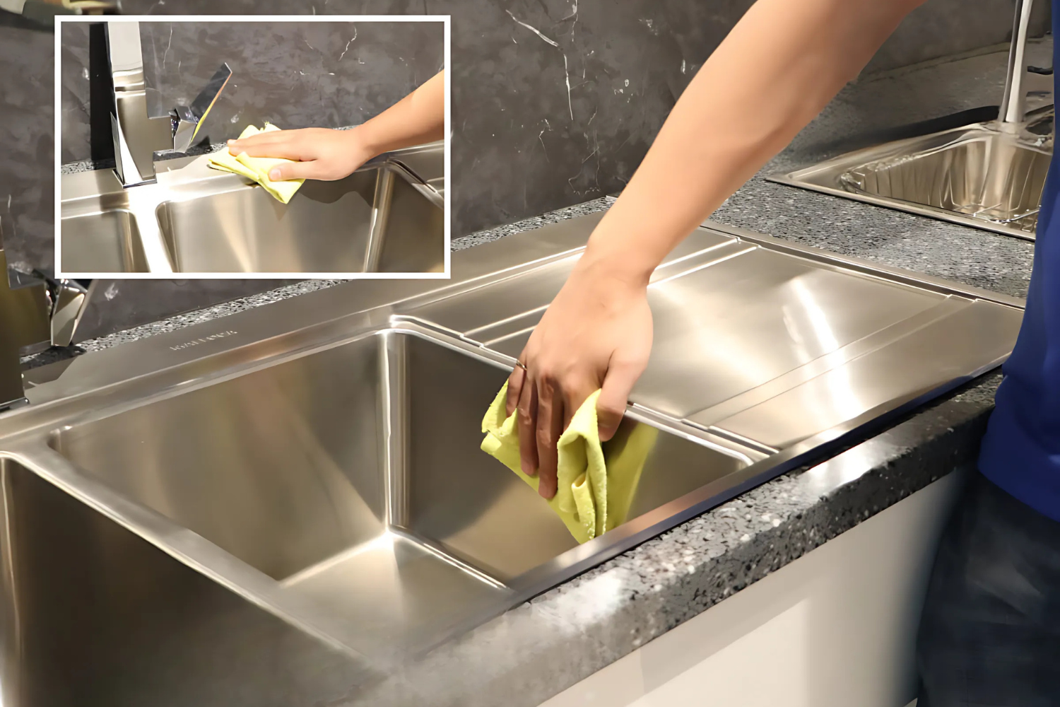 Máy Rửa Chén 2 Hố Inox 304 Malloca MS 7818