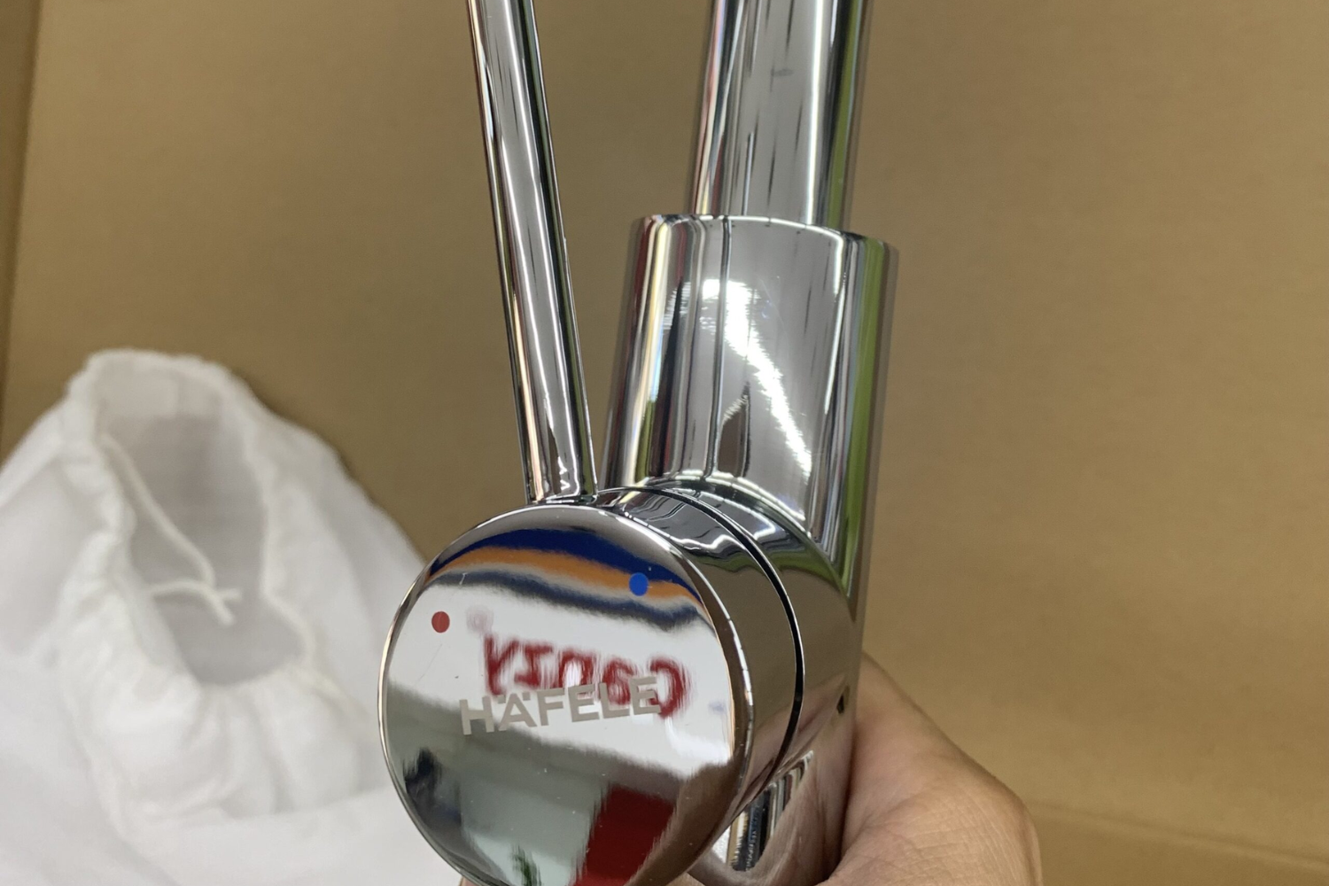 Vòi Rửa Bát Nóng Lạnh Dây Rút Hafele HT21-CH1P287 (577.55.230) | Đồng thau mạ Chrome