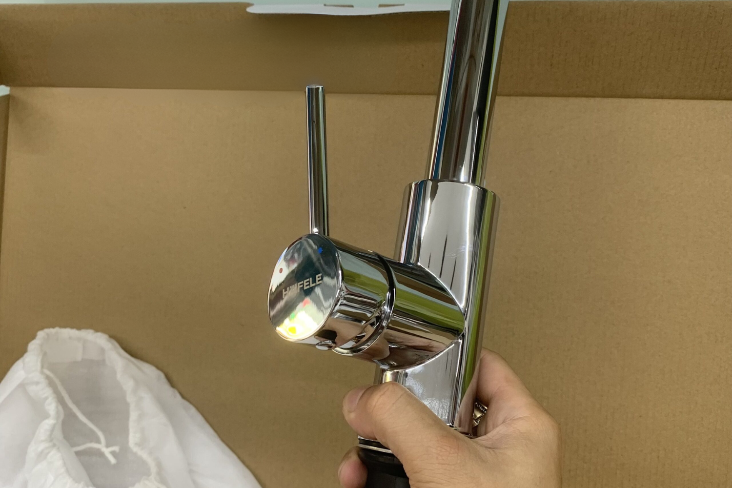 Vòi Rửa Bát Nóng Lạnh Dây Rút Hafele HT21-CH1P287 (577.55.230) | Đồng thau mạ Chrome