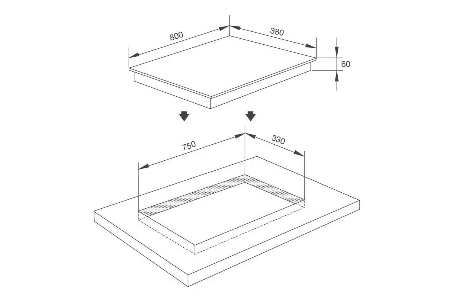 Bếp từ 3 vùng nấu Malloca MH-03IS