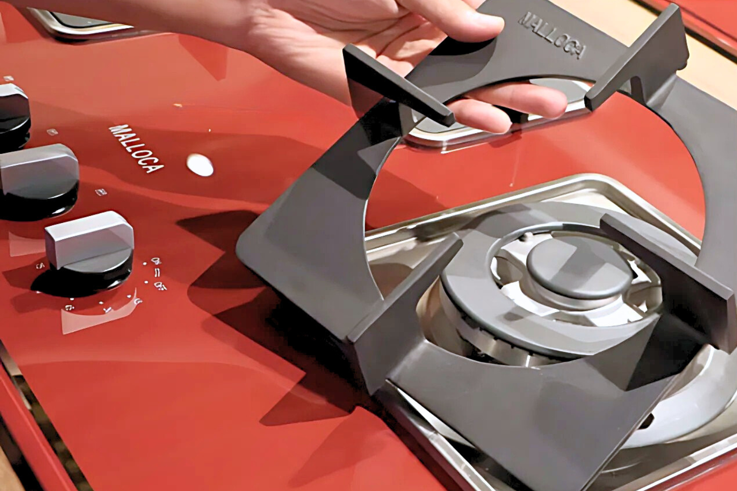 Bếp Gas Malloca AS 9403R  - Bếp Âm 03 Vùng Nấu