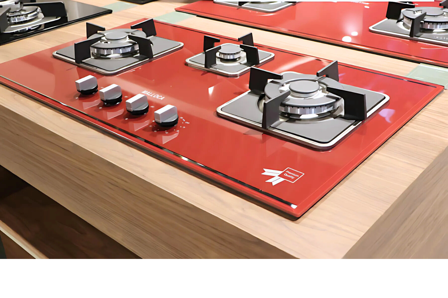 Bếp Gas Malloca AS 9403R  - Bếp Âm 03 Vùng Nấu