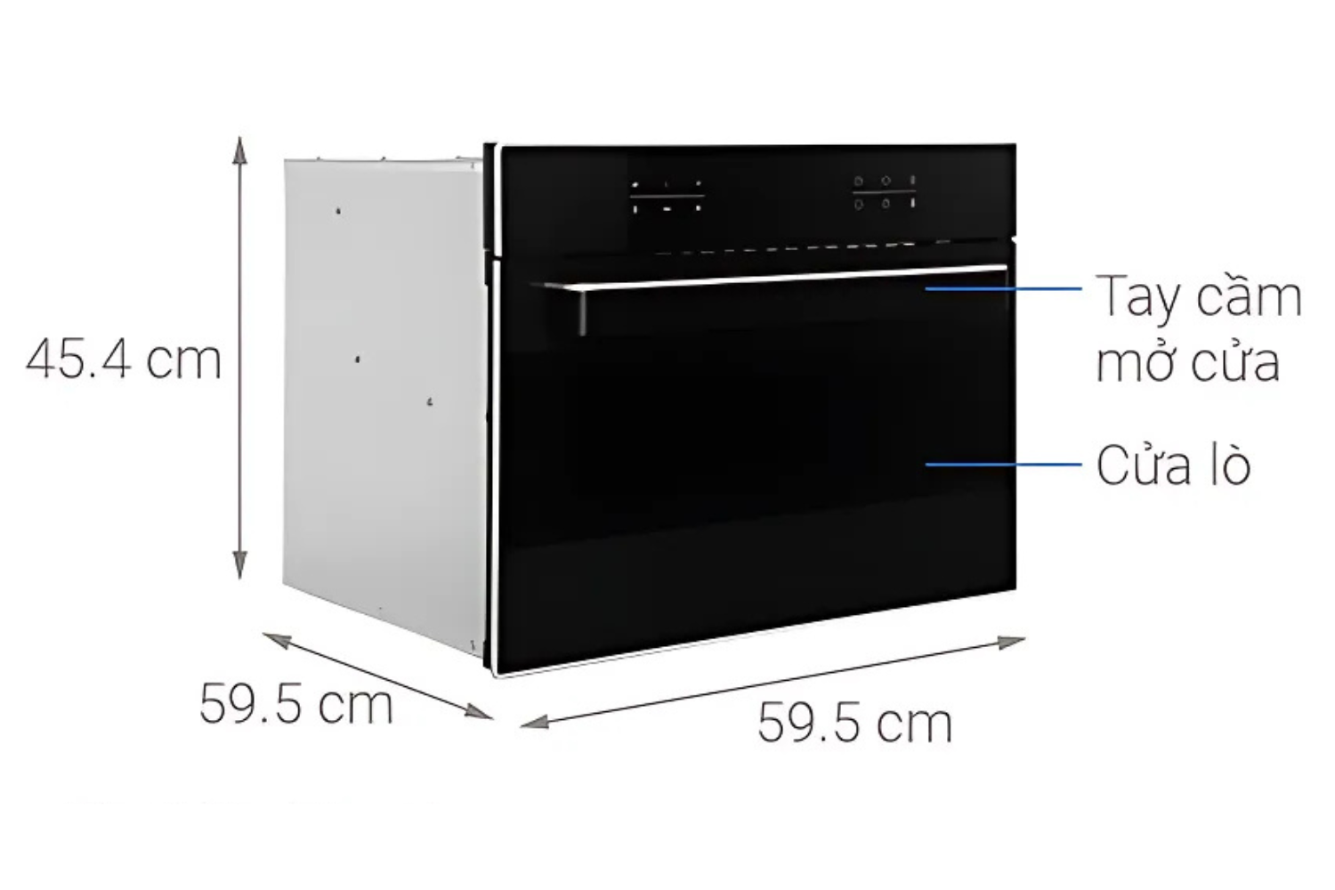 Lò Vi Sóng Có Nướng Hafele HO-KT45B (535.02.731) | Lắp Âm 44 Lít