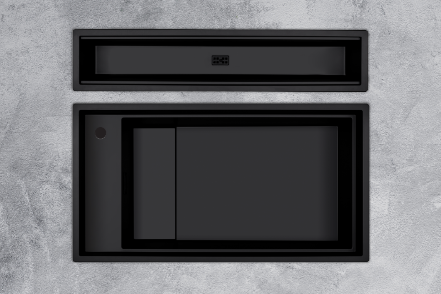 Chậu Rửa Bát 2 Hố Bằng Đá Granite Malloca MYST K86S - MYST K86L