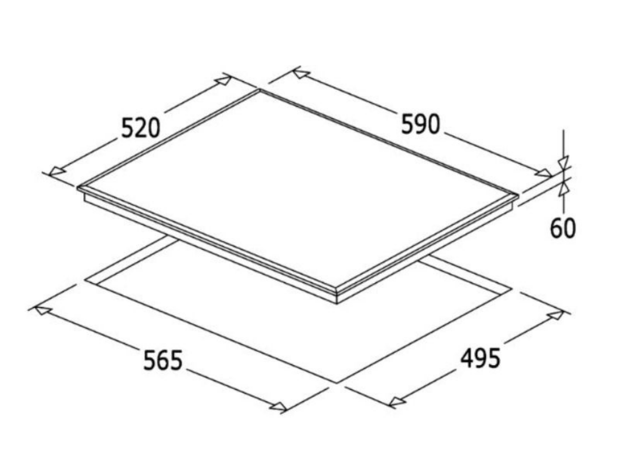 Bếp Từ Âm Hafele HC-I6037B (536.61.801 ) | 03 Vùng Nấu