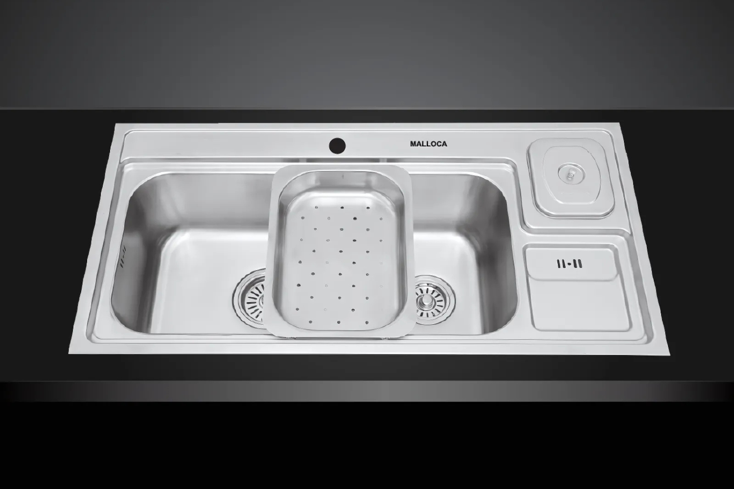 Máy Rửa Bát 2 Hố Inox 304 Malloca MS 8809 N