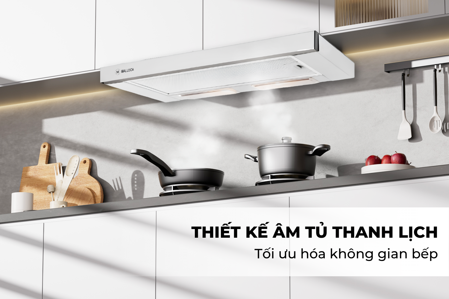 Máy hút mùi âm tủ Malloca K1509 | 90 cm